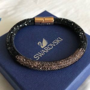 Swarovski stardust black/pink bracelet